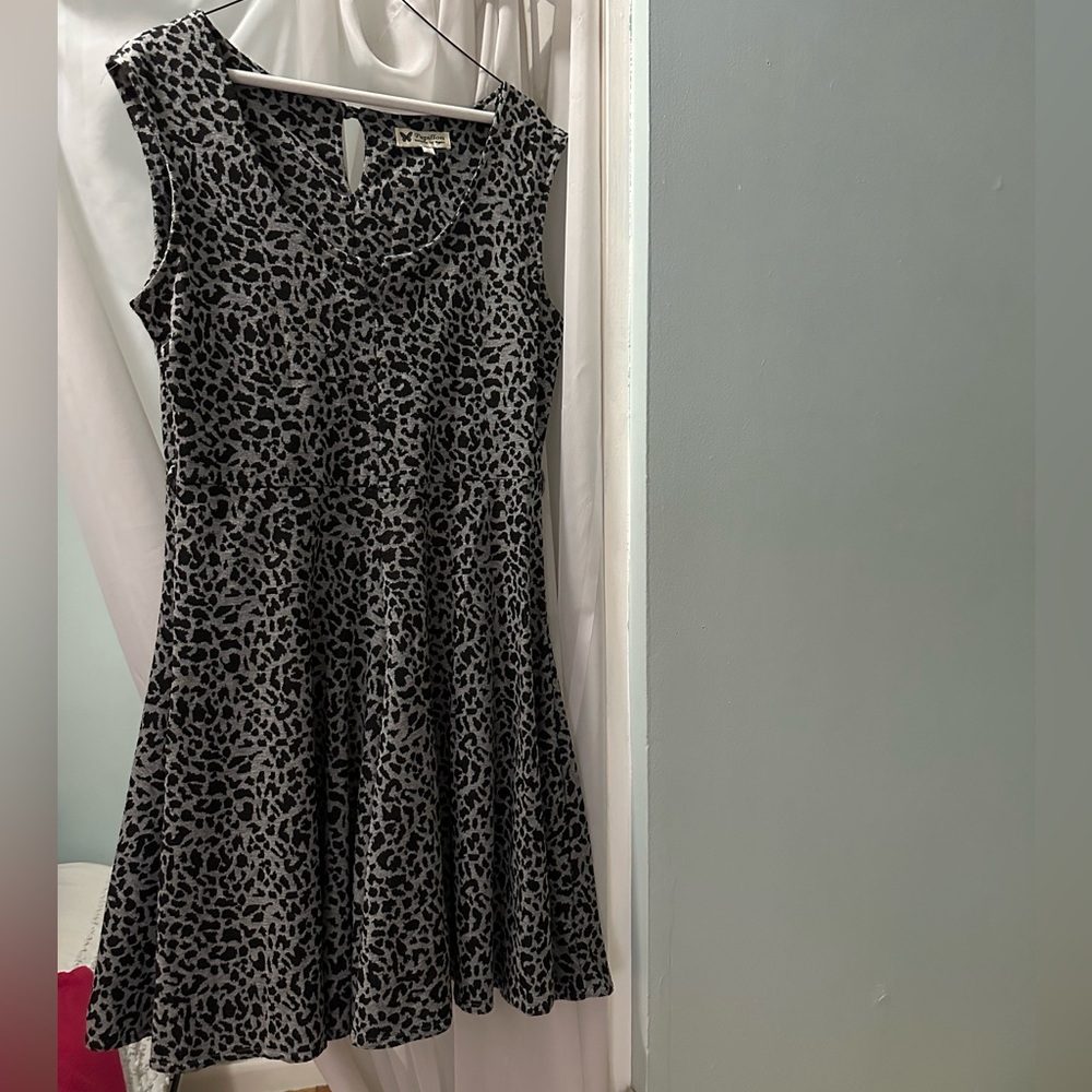 Cheetah print dress